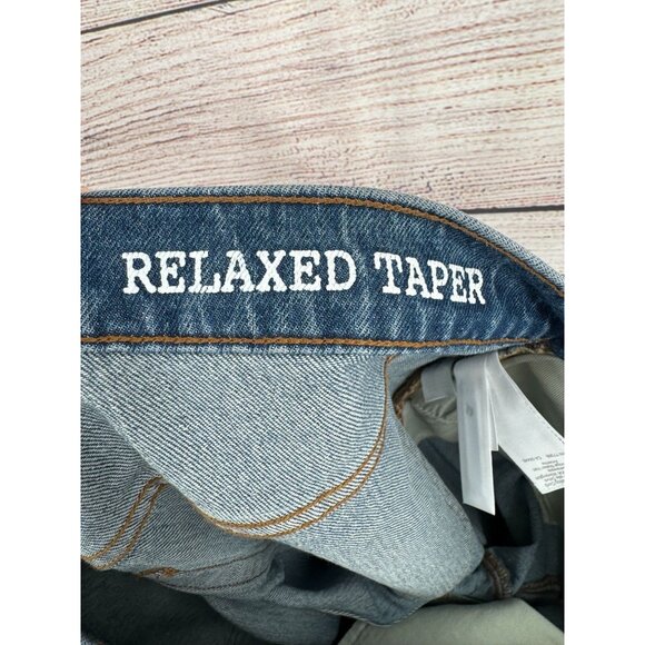 Madewell Relaxed Taper Leg Jeans Women's Size 32x34‎ Blue Medium Wash Denim - Picture 10 of 15